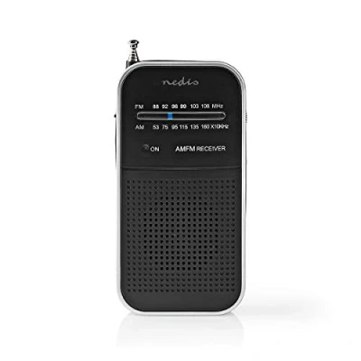 Abbildung von FM/AM Radio 1,5 W Zakformaat Zilver / Zwart