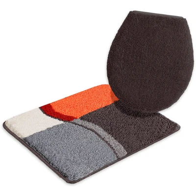 Abbildung von my home Badematte &quot;Belio&quot;, Höhe 20 mm, rutschhemmend beschichtet, fußbodenheizungsgeeignet schnell trocknend strapazierfähig, Badematte, Badteppich, Badematten auch als 2 tlg. Set erhältlich, bunt