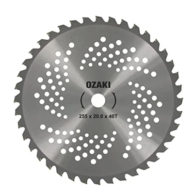 Abbildung von GREENSTAR Klinge mit 40 Zähnen für Motorsense Zähne Hartmetallspitze Schnittbreite: 255 mm Dicke 1,3 Bohrung 20