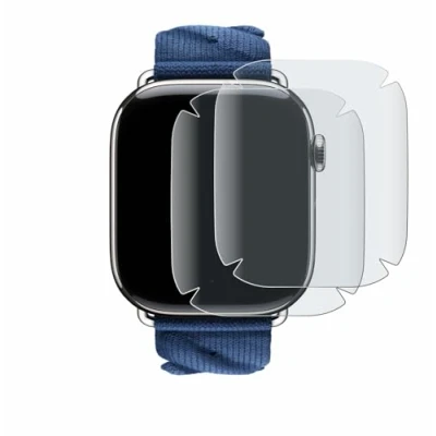 Abbildung von BROTECT Full Cover Schutzfolie Matt für Apple Watch Hermès Series 10 (46 mm) (2 Stück) Screen Displayschutz Folie, 3D Curved, Anti Reflex