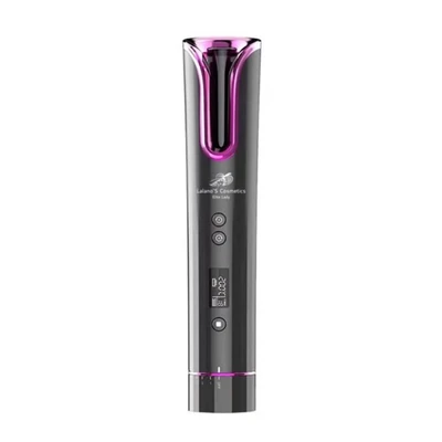 Abbildung von Lalano`S Cosmetics Lockenstab automatischer, kabelloser Smart Hair Curler (Lockendreher), Keramik Beschichtung mit doppelter Hitzeisolierung