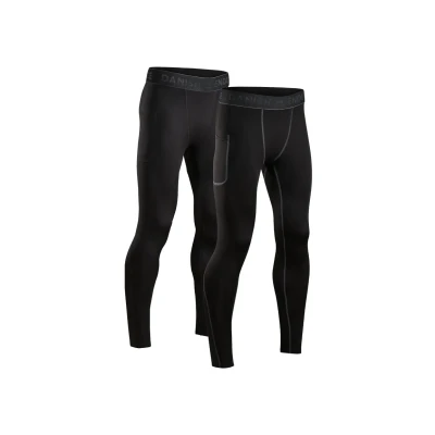 Abbildung von Danish Endurance Compressio 2 PACK Unterhose lang, Herren, Größe: XXL, Black