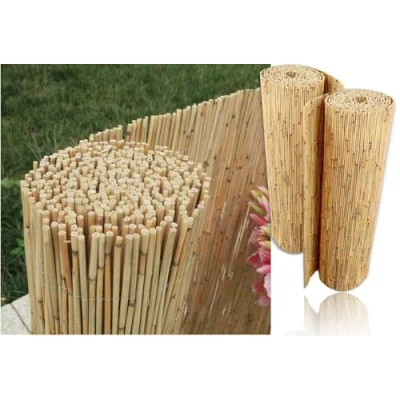 Abbildung von Enjoy Quality Schilfrohrmatte Höhe 120 cm x Länge 600 Schilfmatten, Strohmatte Sicht , Wind Sonnenschutz, Blende als Deko für Garten Terasse Balkon Zaun