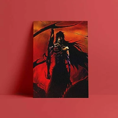 Abbildung von DIY 5D Diamant Malerei Kit Diamantkunst,Anime Bleach Ichigo Manga Poster Leinwand Wandkunst Dekoration Drucke für lebende Kinder Kinderzimmer Home Schlafzimmer Dekor