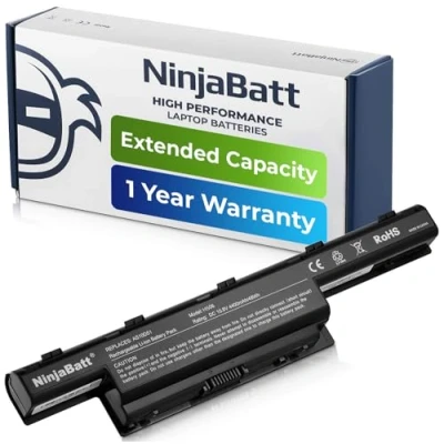 Abbildung von NinjaBatt Akku für Acer AS10D31 AS10D51 AS10D81 AS10D75 AS10D73 AS10D41 AS10D3E AS10D61 AS10D71 Acer/eMachines/Packard Bell Hohe Leistung [6 Zellen/4400mAh/48WH]