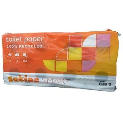 Abbildung von Satino Toilettenpapier 060610 Smart 2 lagig weiß RC 250 Blatt 8 Rollen
