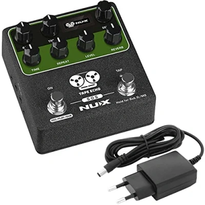Abbildung von Nux NDD 7 Tape Echo Delay Effektgerät + keepdrum Netzteil