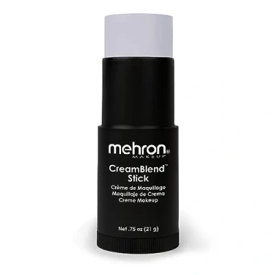 Abbildung von Mehron Make up CreamBlend Stick Gesichtsbemalung, Körperbemalung und Grundierungscreme Körperfarbe Stift (Light Grey)