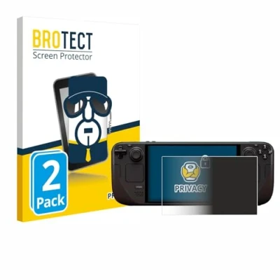 Abbildung von BROTECT (2 Stück Anti Spy Blickschutzfolie für Valve Steam Deck OLED Privacy Screen Protector [Displayschutz Folie, Sichtschutz, Blaulichtfilter]