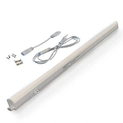 Abbildung von Briloner Leuchten LED Unterbauleuchte 2379086 TOOK, fest integriert, Neutralweiß, Lichtleiste, 58,5x2,2x3cm, Weiß, 8W, Küche, Schrank, Unterschrank