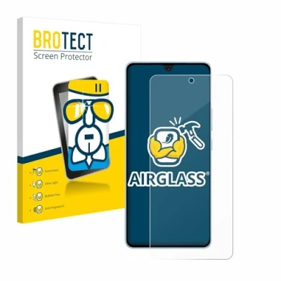 Abbildung von BROTECT Schutzglas für Vivo iQOO Neo 9 Pro Schutzfolie Panzer Folie Glas [Extrem Kratzfest 9H, Anti Fingerprint, Ultra Transparent]