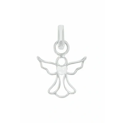 Abbildung von Amor Charm 925 Sterling Silber Damen Charms, 2,1 cm, Silber, Engel, Kommt in Schmuck Geschenk Box, 2038469
