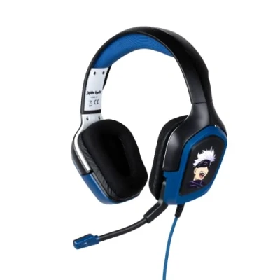 Abbildung von Konix Jujutsu Kaisen Gaming Kopfhörer mit Kabel für PS4, PS5, Switch, Xbox One und Series XS 45 Mikrofon 1,5 m 3,5 mm Klinkenstecker Gojo Motiv