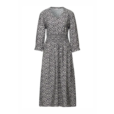 Abbildung von Street One Print MIT Detail Freizeitkleid, Damen, Größe: 46, Blau