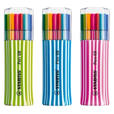 Abbildung von STABILO Faserstift Pen 68 Filzstift 1 mm 15er Single Pack sortiert