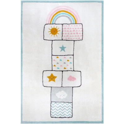 Abbildung von HANSE Home Kinderteppich &quot;Adventures Bouncy&quot;, rechteckig, Spielteppich, weich, Kinderzimmer, Kurzflor, Spielunterlage, Teppich