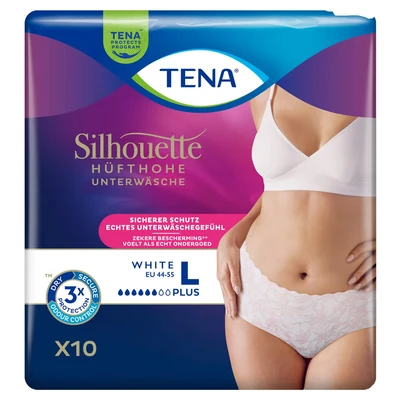 Abbildung von Tena Silhouette Plus White L Inkontinenz Pants 2X10 St