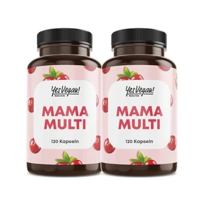 Abbildung von Mama Multi 3 in 1: Kinderwunsch Tabletten, Schwangerschaftsvitamine und Stillzeit Vitamine 2x120 St