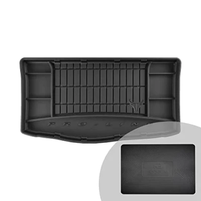 Abbildung von FROGUM ProLine 3D Gummimatte Exklusive Auto Kofferraummatte Kofferraumwanne für Kia Picanto III ab 2017 Bequemer Organiser Die höchsten Kanten