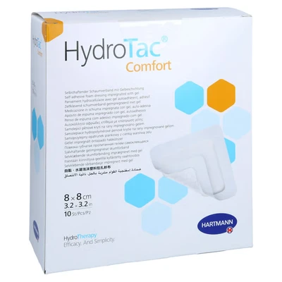 Abbildung von Hydrotac Comfort Schaumverband 8x8 cm St 10