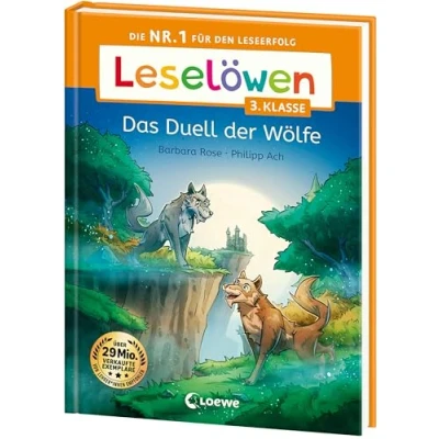 Abbildung von Leselöwen 3. Klasse Das Duell der Wölfe: Die Nr. 1 für den Leseerfolg Mit Leselernschrift ABeZeh Erstlesebuch Kinder ab 8 Jahren