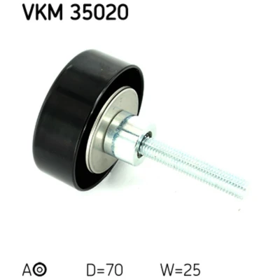 Abbildung von SKF VKM 35020 Umlenkrolle OPEL: Insignia A Sports Tourer, Antara, Limousine, CHEVROLET: Captiva, SAAB: 9 5 Limousine