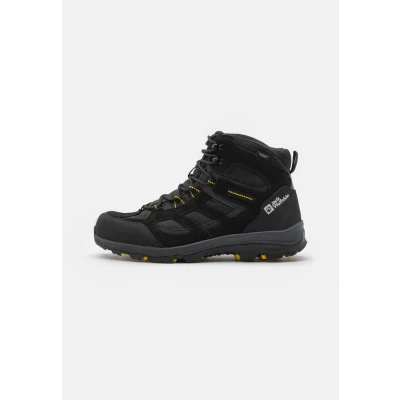 Abbildung von Jack Wolfskin VOJO 3 Texapore MID Hikingschuh, Herren, Größe: 40.5, Black/burly yellow Schuhe