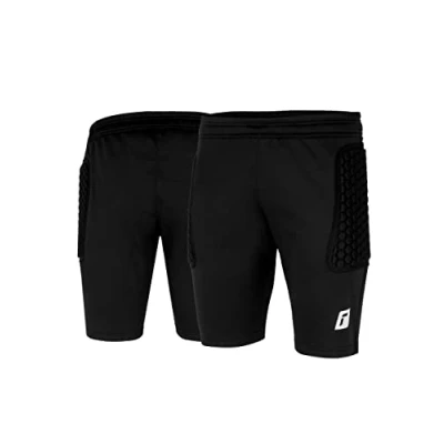 Abbildung von Reusch Contest II Advance kurze Sporthose für Kinder, Größe: 122/128, Black silver