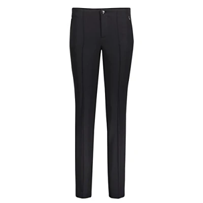 Abbildung von MAC Jeans ANNA Stoffhose, Damen, Größe: 46x32, Schwarz