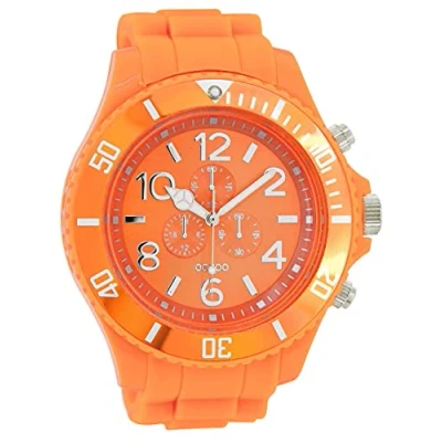 Abbildung von Oozoo C4826 Herrenuhr, Silikonarmband, Neonorange, Band