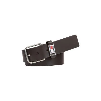 Abbildung von Tommy Jeans Scanton LOGO Gürtel business, Herren, Größe: 110, Dark brown