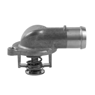Abbildung von GATES TH38787G1 Kühlwasserthermostat 87 mit Dichtungen Gehäuse VOLKSWAGEN: Transporter 5 Bus, Touareg I, Multivan (7HM