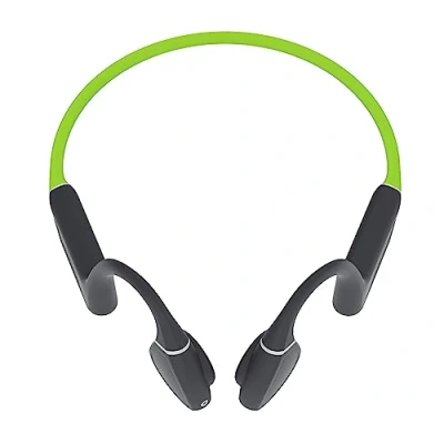 Abbildung von CREATIVE Outlier Free+ kabellose Bone Conduction Kopfhörer mit verstellbaren Transducern, IPX5 Schweiß und Spritzschutz, bis zu 10 Stunden Akkulaufzeit (Grau Schwarz)