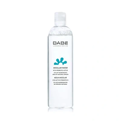Abbildung von Laboratorios Babé Mizellenwasser, 400 ml, Inhaltsstoffe natürlichen Ursprungs, für alle Hauttypen, empfindliche Haut, Unisex, tägliche Anwendung, entfernt Schmutz, feuchtigkeitsspendend, beruhigend,