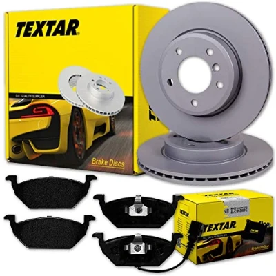 Abbildung von TEXTAR PRO+ HC BREMSSCHEIBEN + BELÄGE VORNE 256x22mm // NUR für PR Nummer 1LR, 1ZG, 1ZJ