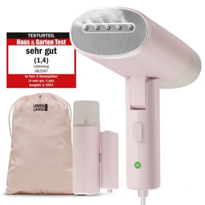 Abbildung von Lebenlang Reise Dampfbügeleisen Travel Steamer, 900,00 W, Kompakt &amp; Faltbar
