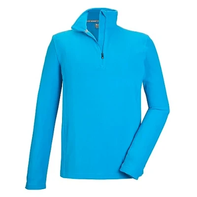 Abbildung von killtec Herren Fleeceshirt mit Stehkragen und Reißverschluss KSW 99 MN FLC SHRT, dunkelpetrol, S, 40878 000