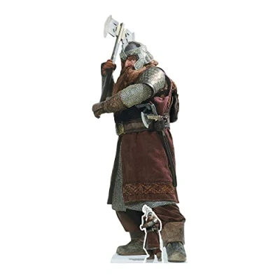 Abbildung von Star Cutouts Gimli Pappaufsteller der Herr Ringe, lebensgroß, mit Mini