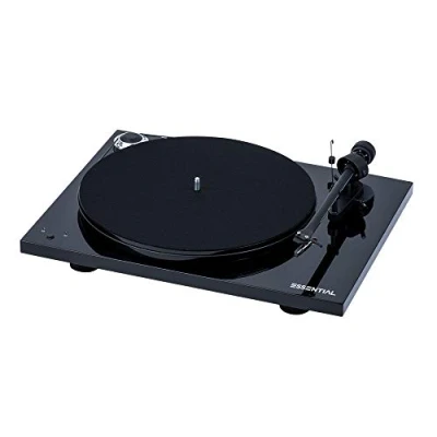 Abbildung von Pro Ject Essential III Recordmaster, Audiophiler „Best Buy“ Plattenspieler mit elektronischer Geschwindigkeitsumschaltung und USB Ausgang (Schwarz)