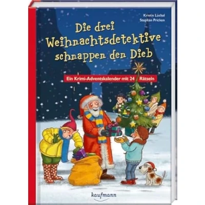 Abbildung von Die drei Weihnachtsdetetektive schnappen den Dieb: Ein Krimi Adventskalender mit 24 Rätseln (Adventskalender Geschichten für Kinder: Buch zum Lesen und Vorlesen Kapiteln)