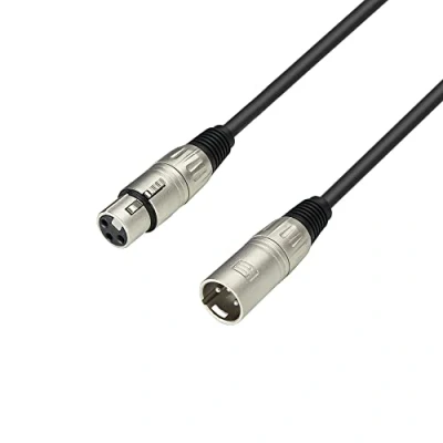 Abbildung von Adam Hall Cables 3 STAR MMF 0100 Mikrofonkabel XLR Female auf Male 1 m