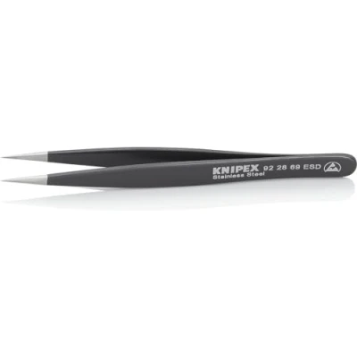Abbildung von Knipex KP 922869ESD, Chrom Nickel Stahl, Schwarz, Edelstahl, Geschwungen, 1 Stück(e)