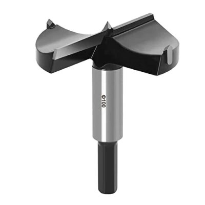Abbildung von Wolframstahl Forstnerbohrer 100mm, ASNOMY Forstner bohrer Bit, Holzbohrer Topfbohrer Kunstbohrer für Holz &amp; Hartholz…