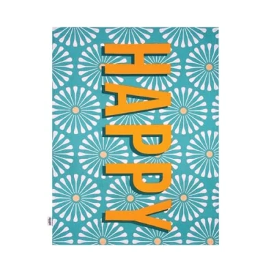 Abbildung von Happy Place Geschirrtuch, recycelte Baumwolle, Grün