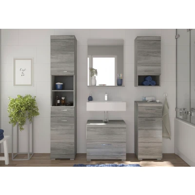 Abbildung von INOSIGN Badmöbel Set &quot;Siena&quot;, (Set, 5 St.), Hochschrank, Spiegel, WBU, Hängeschrank, Unterschrank