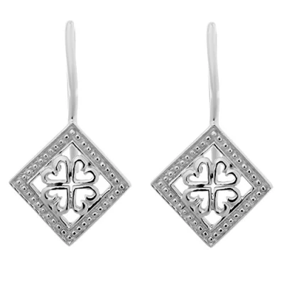 Abbildung von Orphelia Damen Ohrhänger 925 Sterling Silber rhodiniert ZO 5254