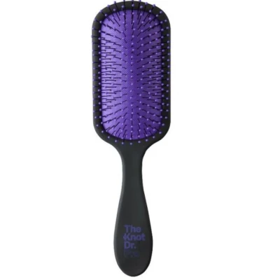 Abbildung von The Knot Dr. Bürste Black Paddle Brush Periwinkle Pad 1Stk