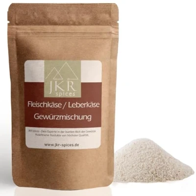 Abbildung von JKR Spices® Fleischkäse/Leberkäse Gewürzmischung 500g Leberkäse inkl. Kutterhilfsmittel mit Umrötung und Pökelsalz Alles in einer Mischung Im wiederverschließbaren Doypack