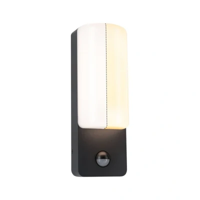 Abbildung von Paulmann 948.53 LED Außenwandleuchte Bonnie Bewegungsmelder insektenfreundlich und seewasserresistent IP44 263mm 2200 3000K 8,5W 560lm 230V