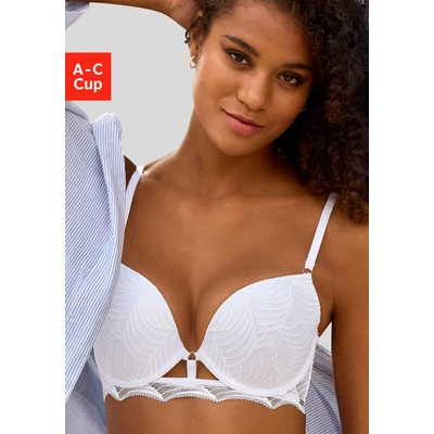 Abbildung von LASCANA Push up BH &quot;Marla&quot;, mit integrierten Kissen und modischer Spitze, Dessous